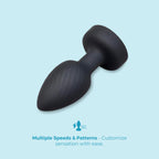b-Vibe 3.5 in. Light-Up Butt Plug