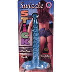 Swizzle Stick Silicone Anal Probe, Blue