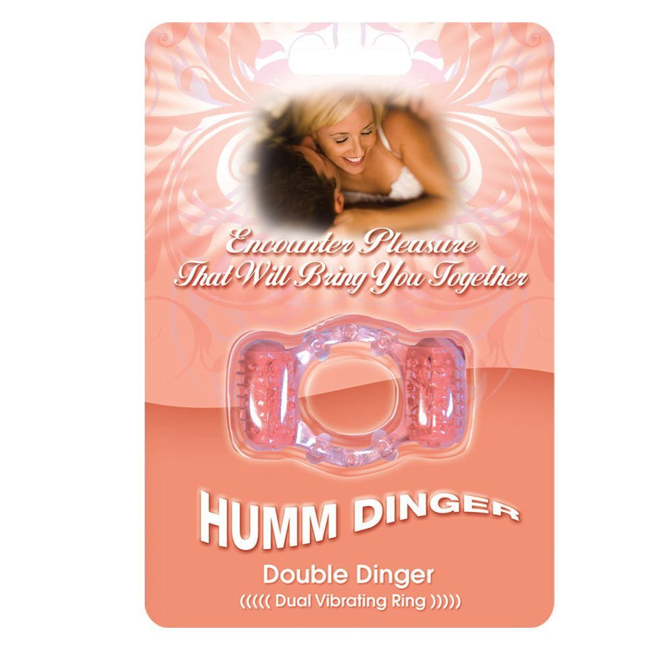 Hott Products Humm Dinger Double Dinger, Magenta