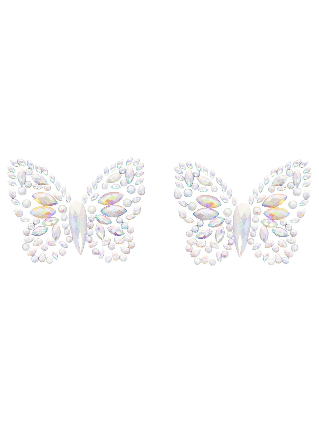 Chrysallis Adhesive Glow In The Dark Nipple Jewels Sticker.