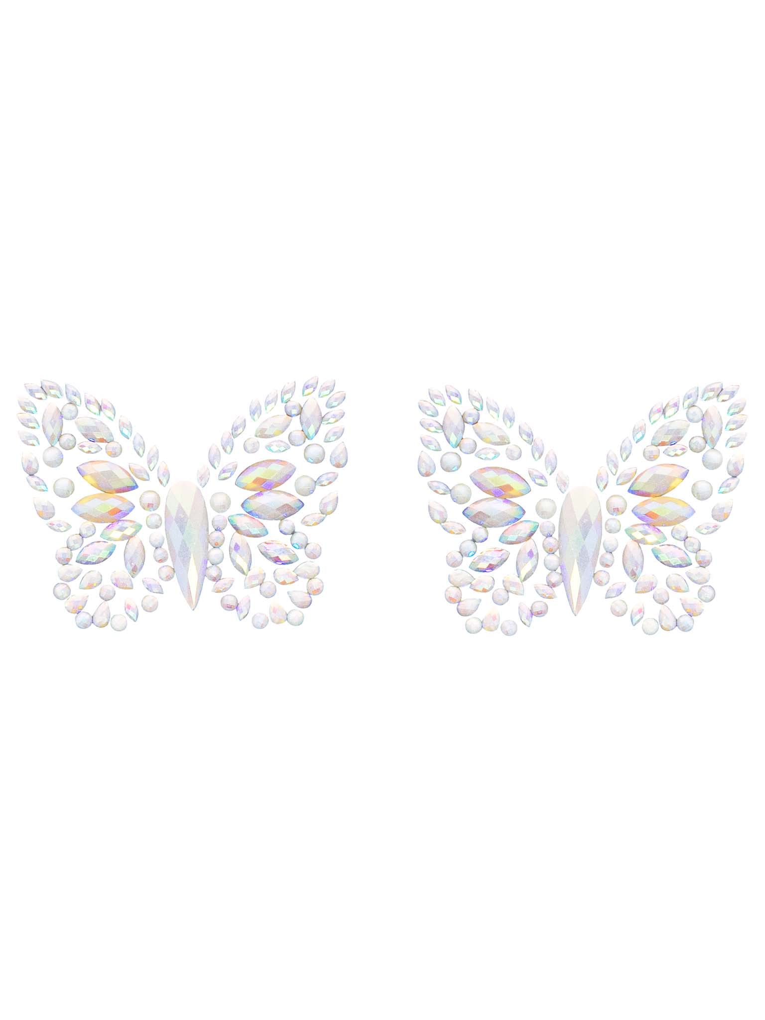 Chrysallis Adhesive Glow In The Dark Nipple Jewels Sticker.