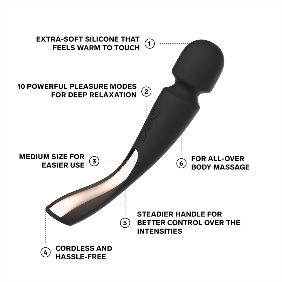 Lelo Smart Wand 2 Medium Black (Net)