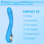 G Spot Vibrator Dildos Adult Sex Toys - Dildo for Woman with 10 Modes Powerful Vibrating & Click Super Mode, IRKEAC Clitoral Sti
