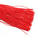 Rubber Sex Flogger Whip - SMspade Beginners Super Soft 15 Inch Flogger Whip for Sex Adult (Red)