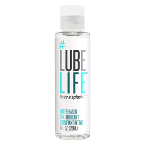 Lube Life Water-Based Toy Lubricant, Toy-Safe lube for Men, Women and Couples, Non-Staining, 4 Fl Oz