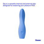 Dame Dip 2.0 Classic Vibrator Plum
