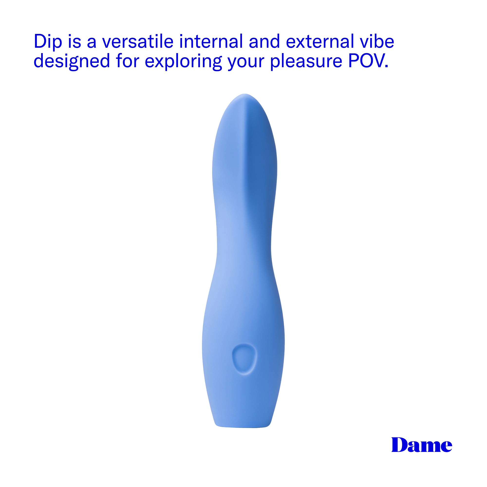 Dame Dip 2.0 Classic Vibrator Plum