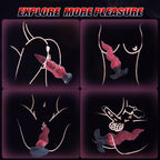 Gilingirl 9.05in Large Tentacle Dildo Anal Plug,Silicone Butt Plug for Safe Penetration,Adult Anal Sex Toy Monster Dildo,Wearabl
