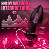 Anal Plug Vibrating Butt Plug, Adult Sex Toys 3PCS Silicone Anal Plugs, Anal Sex Toys with Remote Control 10 Vibrating Vibrator