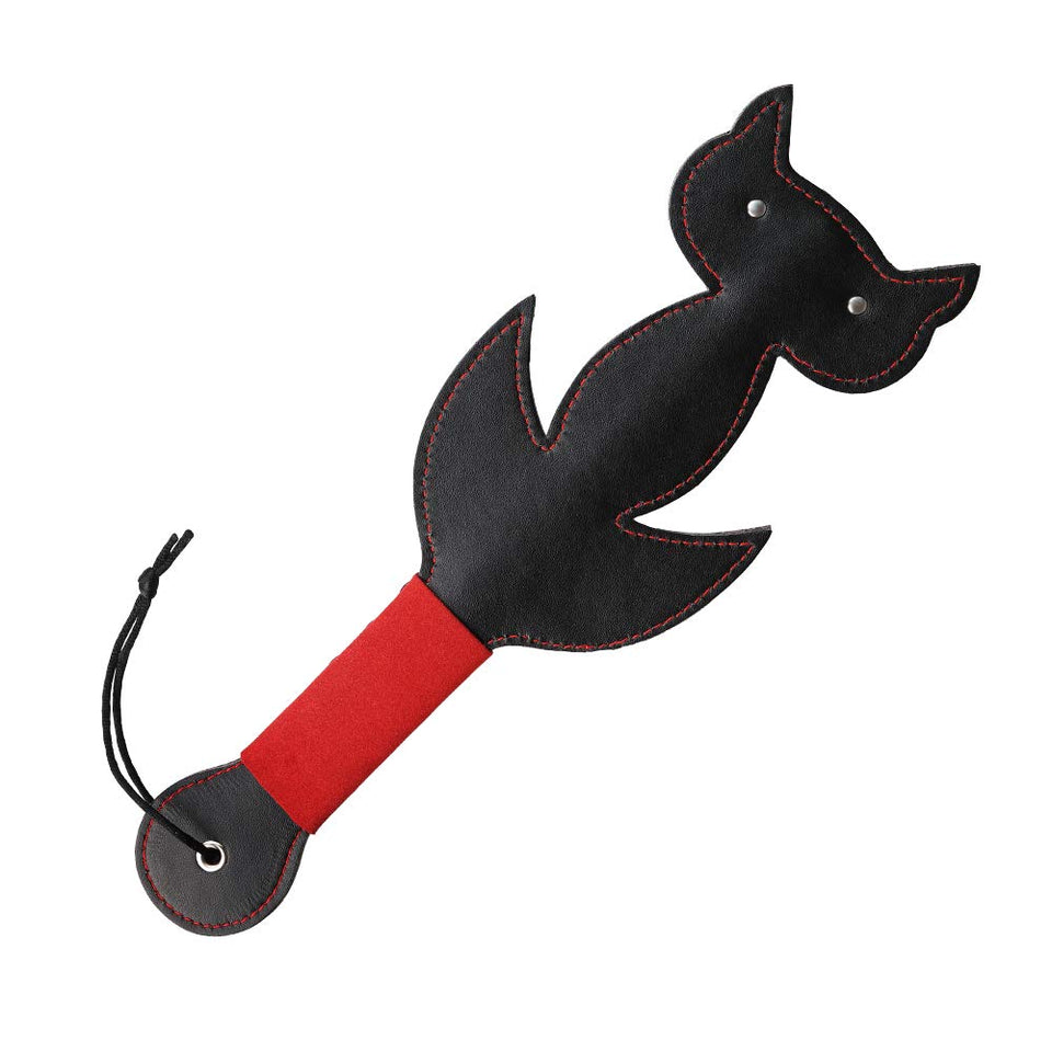 VENESUN Cat Spanking Paddles for Adults SM, 12.6inch Faux Leather Paddle for Sex Play