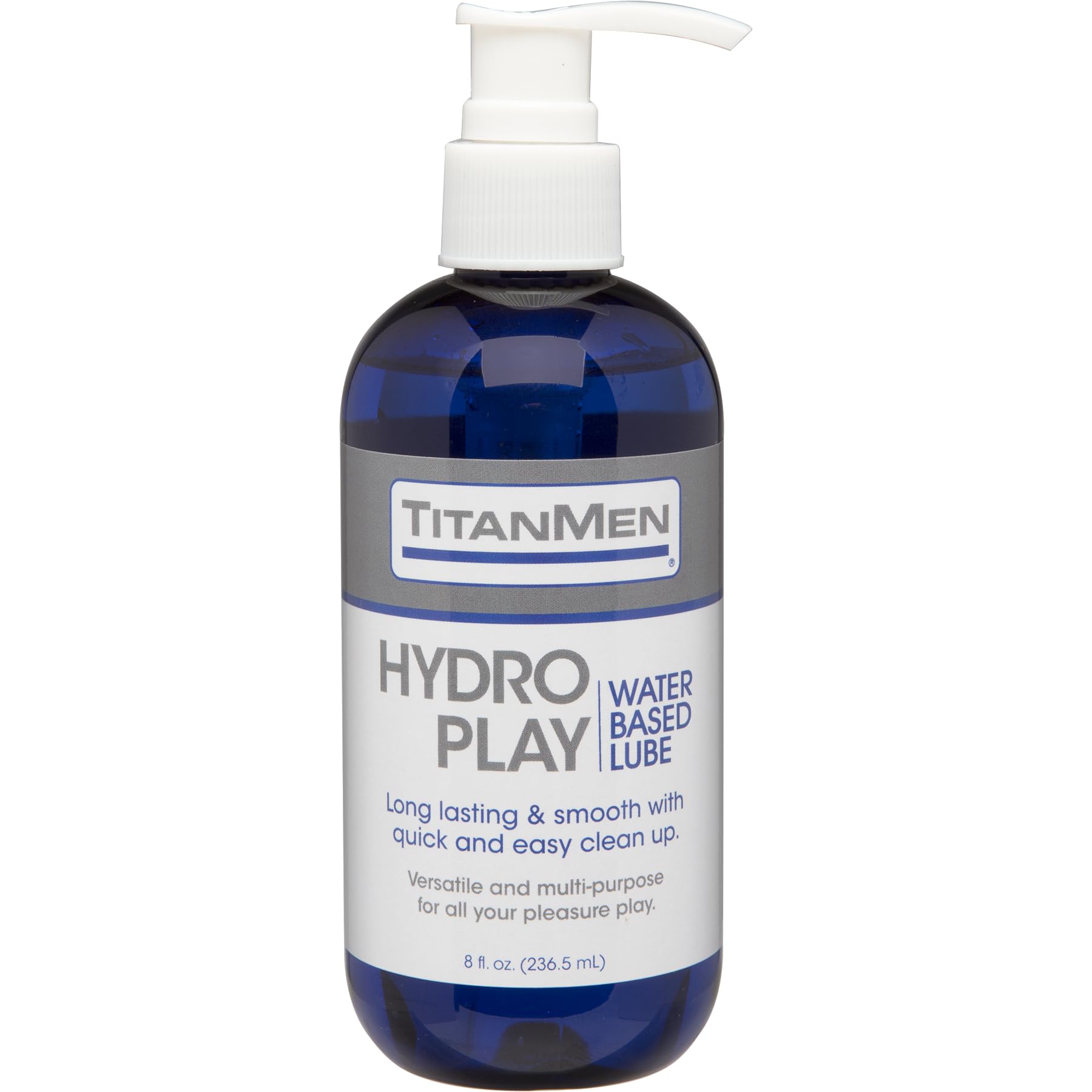 Doc Johnson Titanmen - Hydro Play Water Based Lube - Long Lasting & Smooth With Quick & Easy Clean Up - Versatile And Multi-Purp