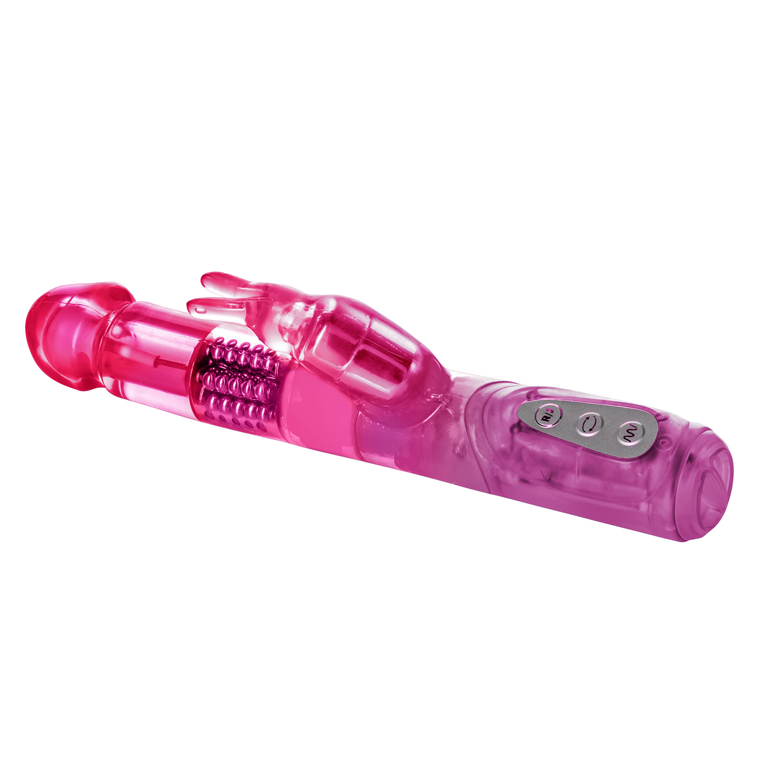 Calexotics 7-Function Jack Rabbit Vibrator With Rotating Shaft - Waterproof Vibe Sex Toys For Couples - Adult Hands Free G Spot
