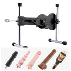 Auxfun Premium Sex Machine, 60W Portable Automatic Machine With 6 Attachments, Remote Control Thrusting Love Machine For Women And Man Masturbation