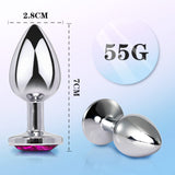 Yolodit Anal Plug Adult Sex Toy,Jeweled Anal Toys Adult Sex Toys Games Butt Plug,Personal Anal Plug Sex Toy for Adult Women,Men