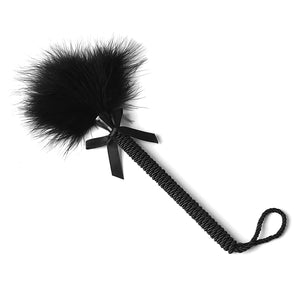 Sex Feather SM Feather Ticklers Spanking &Teasing Sexy Multifunctional Feathers Accessories SM Flirting Feather Black