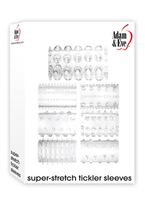 Adam & Eve Toys Super Stretch Tickler Sleeves