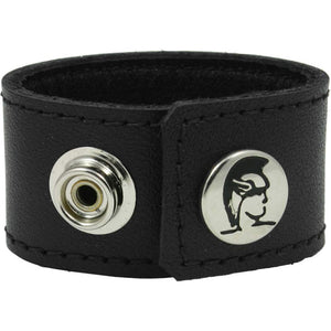 Spartacus Ball Stretcher With Snaps, Black, 1 Inch