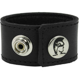 Spartacus Ball Stretcher With Snaps, Black, 1 Inch