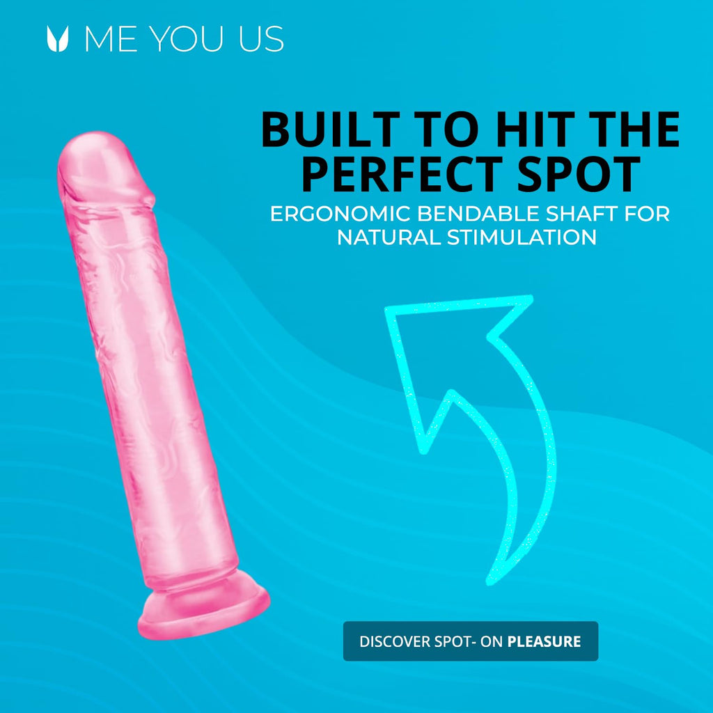Me You Us Ultracock Pink Jelly 8.5In