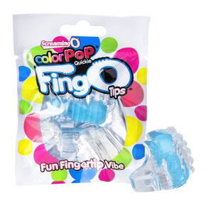 ScREAMINg O colorpop Fingo Tip Vibrator Blue