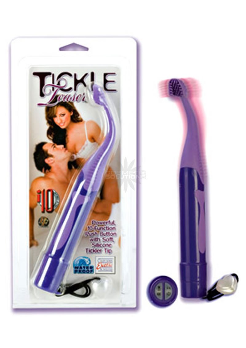 California Exotics Tickle Teaser Massager, Purple