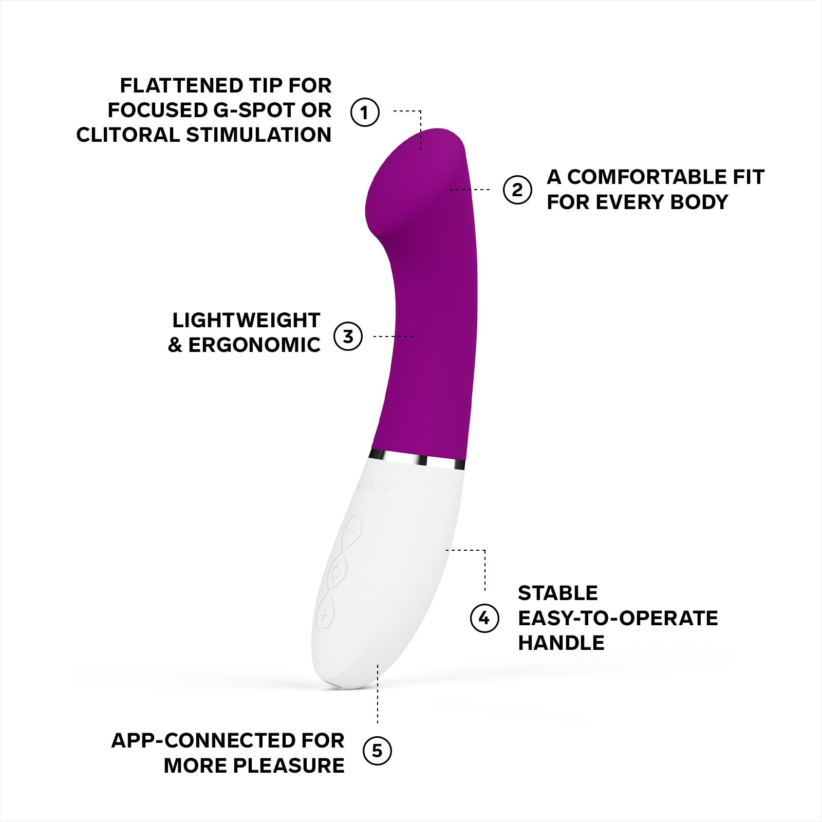 Lelo Gigi 3 App G-Spot Vibr Deep Rose