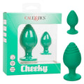 CalExotics Cheeky 2 Anal Plugs Set - Green
