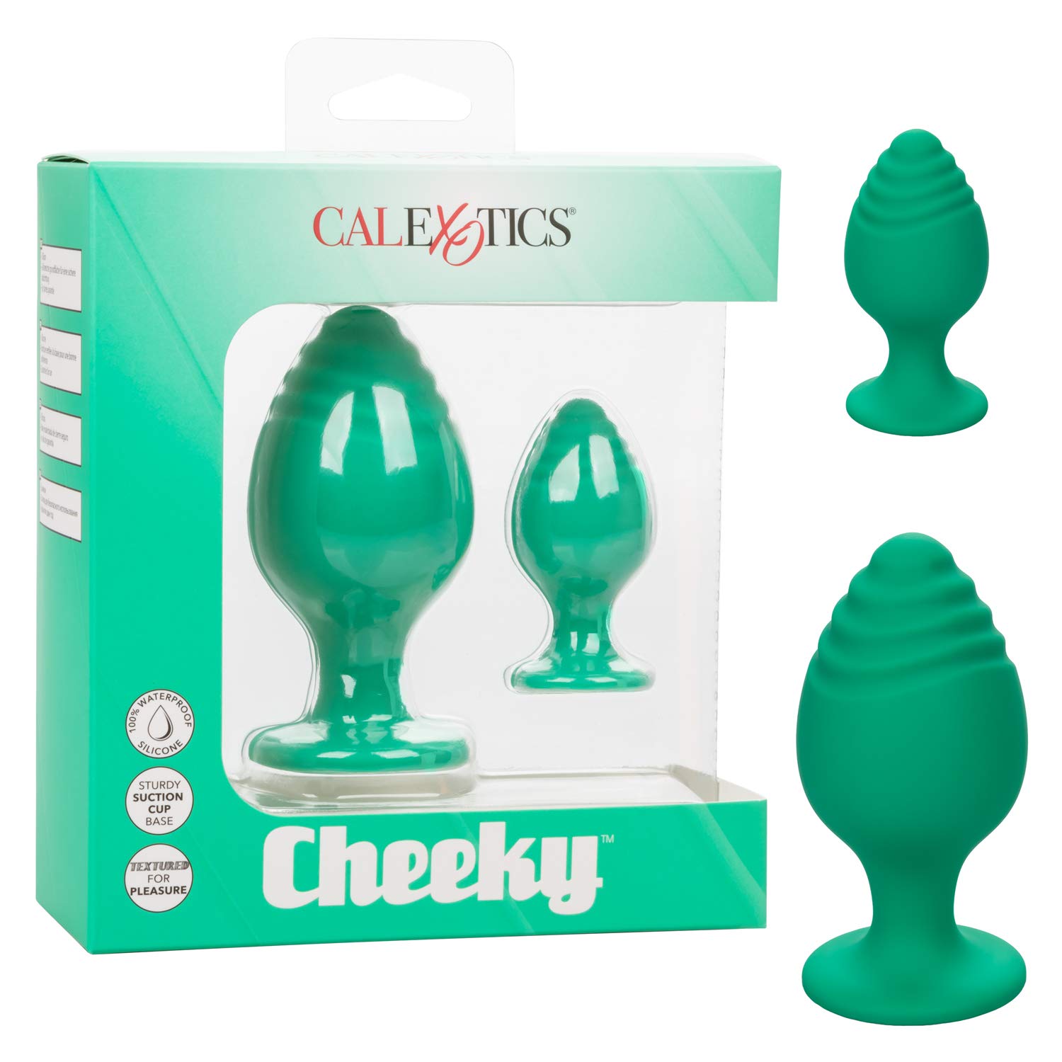 CalExotics Cheeky 2 Anal Plugs Set - Green