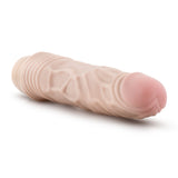 Blush Dr Skin Vibe 2 - Feels Real Realistic 9 Inch Long Vibrating Dildo - 1.5 In. Width - Ipx7 Waterproof - Soft Body Safe - Mul