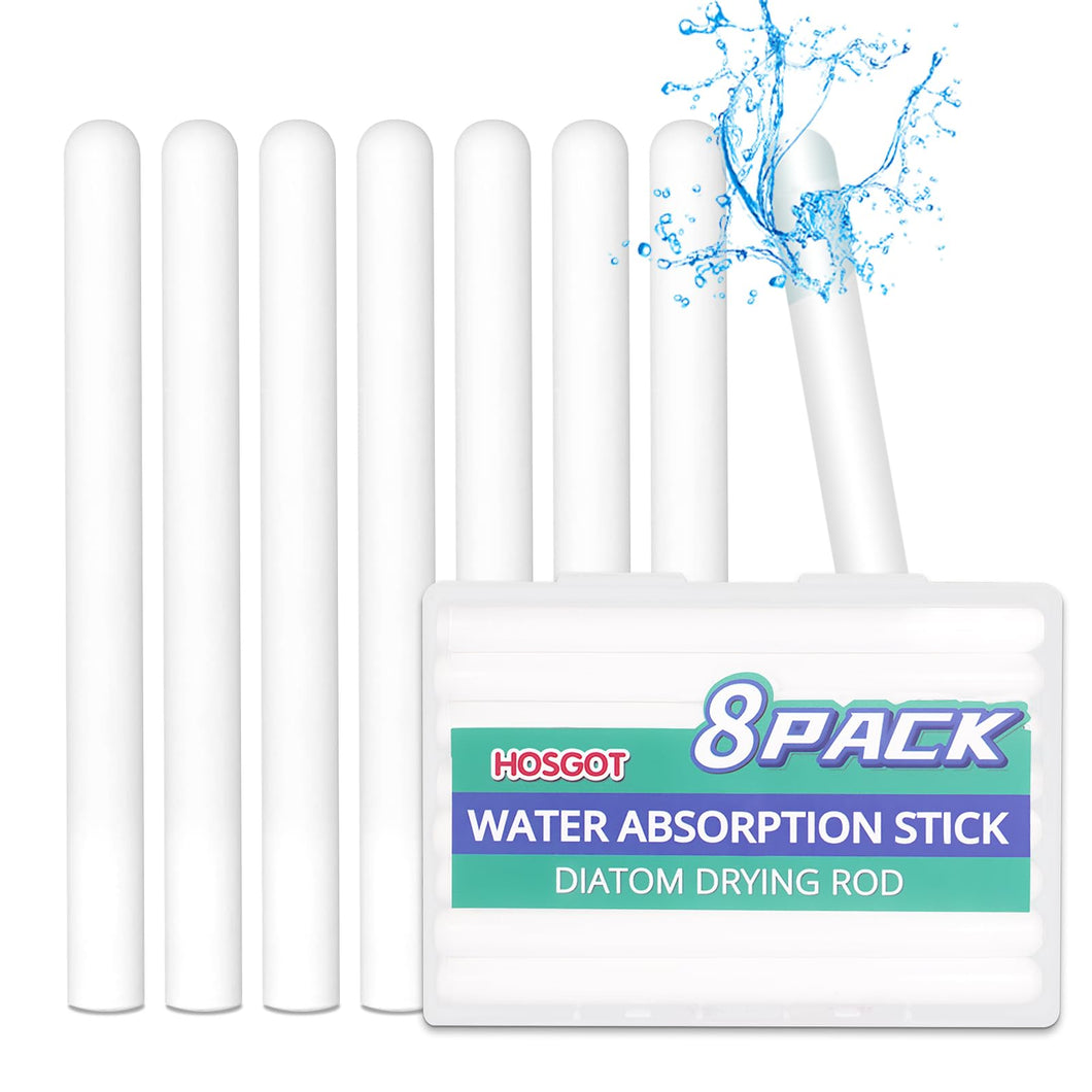 8 Packs Diatom Drying Rod Stick for Toys,Diatomite Drying Sticks for Sex Doll Cleaning,Reusable Water Absorption Stick Keep Dry
