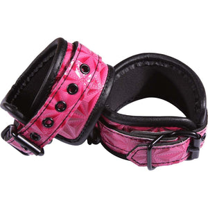 Sinful Adjustable Ankle Cuffs, Pink