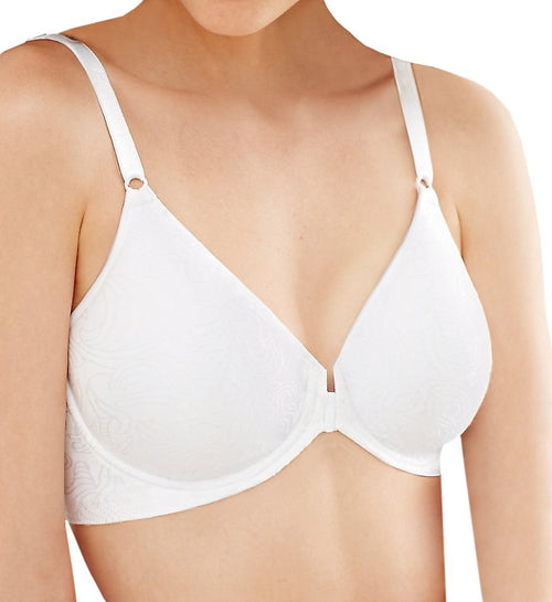Bali Womens Comfort Revolution Front-Close Shaping Underwire Bra, White,42B