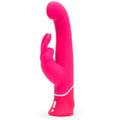 Lovehoney Happy Rabbit Vibrator - 5.5 inch Silicone Vibrating Dildo - Clit Stimulator & G Spot Dildo - 15 Vibration Modes - Quie