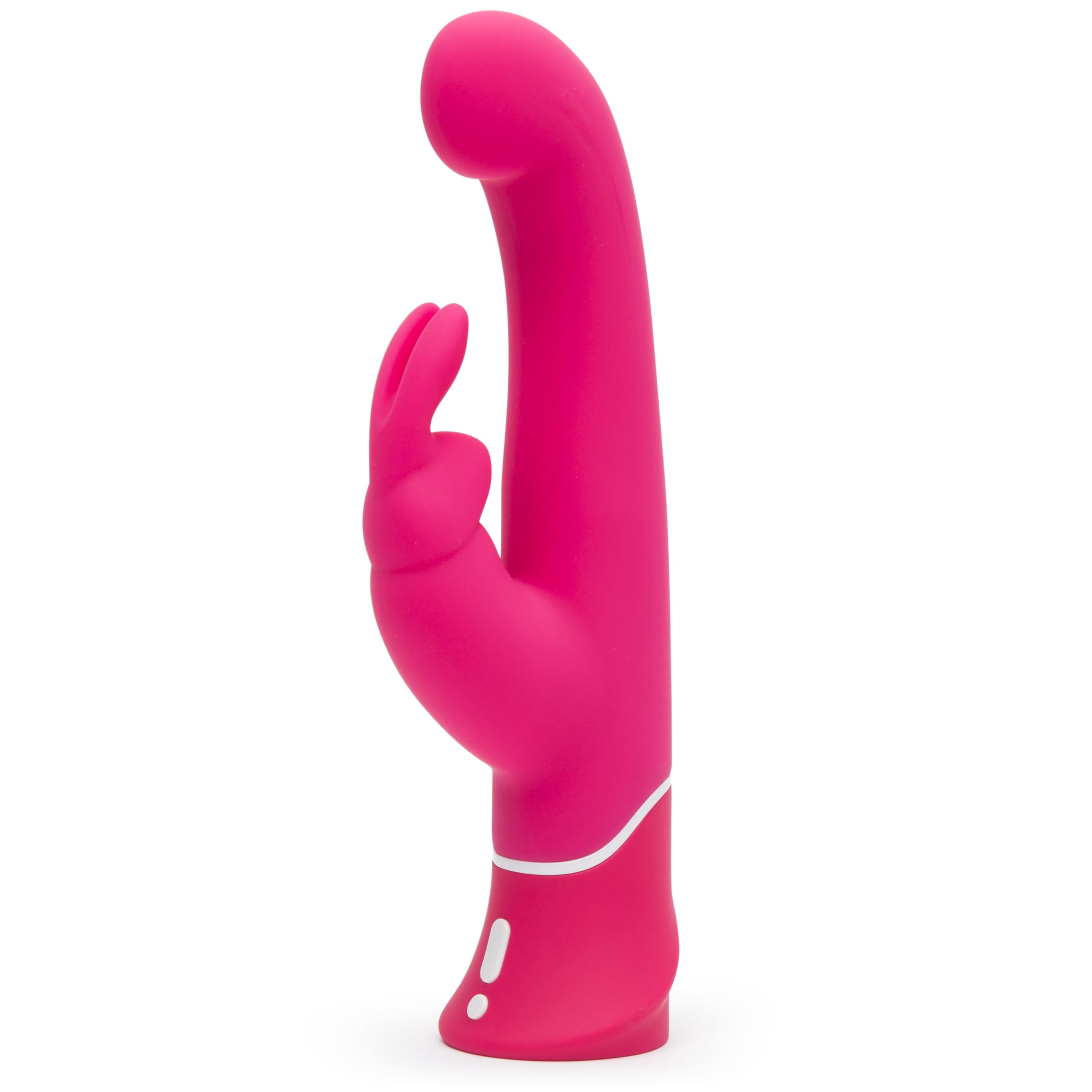 Lovehoney Happy Rabbit Vibrator - 5.5 inch Silicone Vibrating Dildo - Clit Stimulator & G Spot Dildo - 15 Vibration Modes - Quie