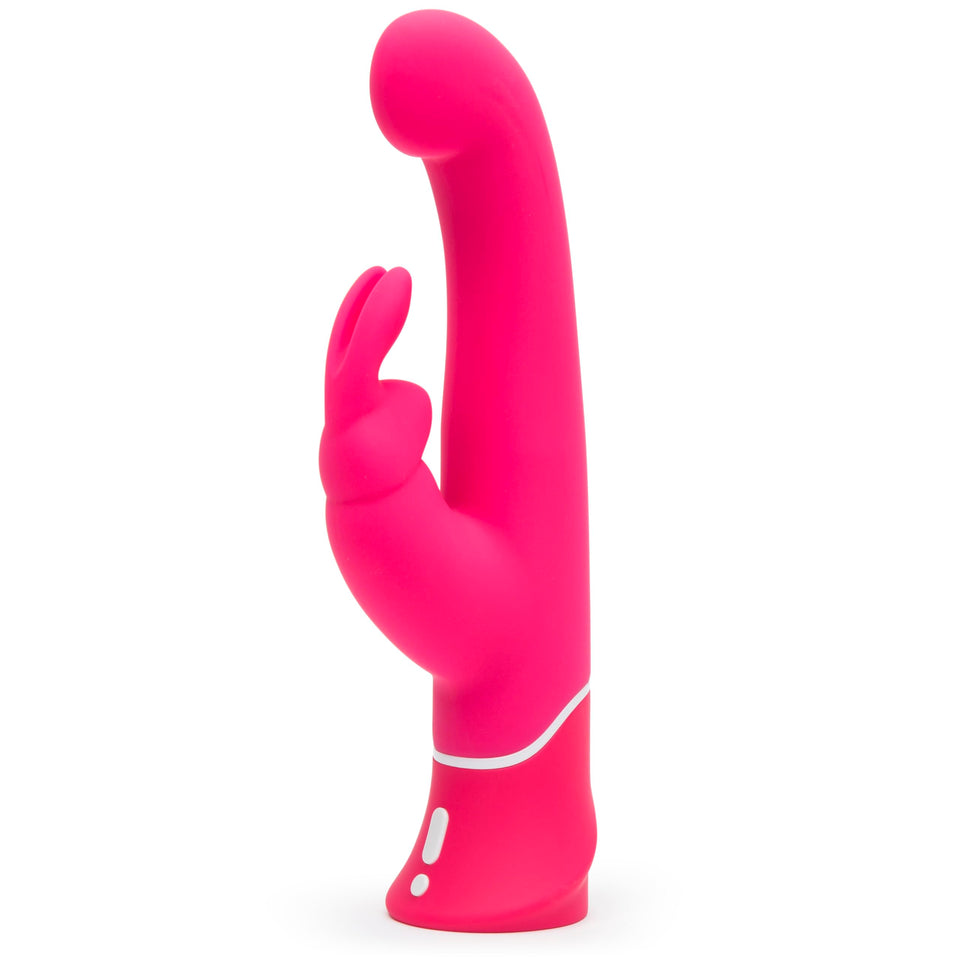 Lovehoney Happy Rabbit Vibrator  55 inch Silicone Vibrating Dildo  Clit Stimulator  G Spot Dildo  15 Vibration Modes  Quie