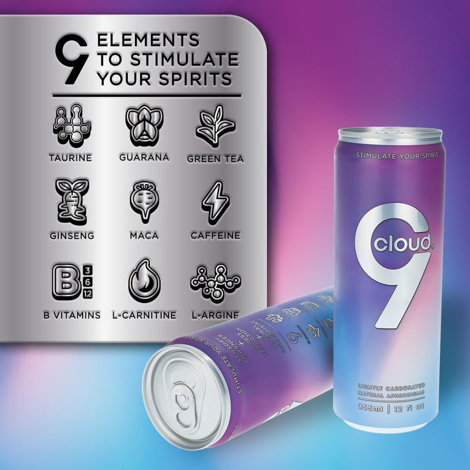 Cloud 9 Drink 10.14 Oz 24 Case Display