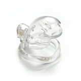 Male Chastity Device Cock Cage - Lock Love Average Size Chastity Cage with 3 Active Rings & Keys Adult Sex Toy for Men PC Plasti
