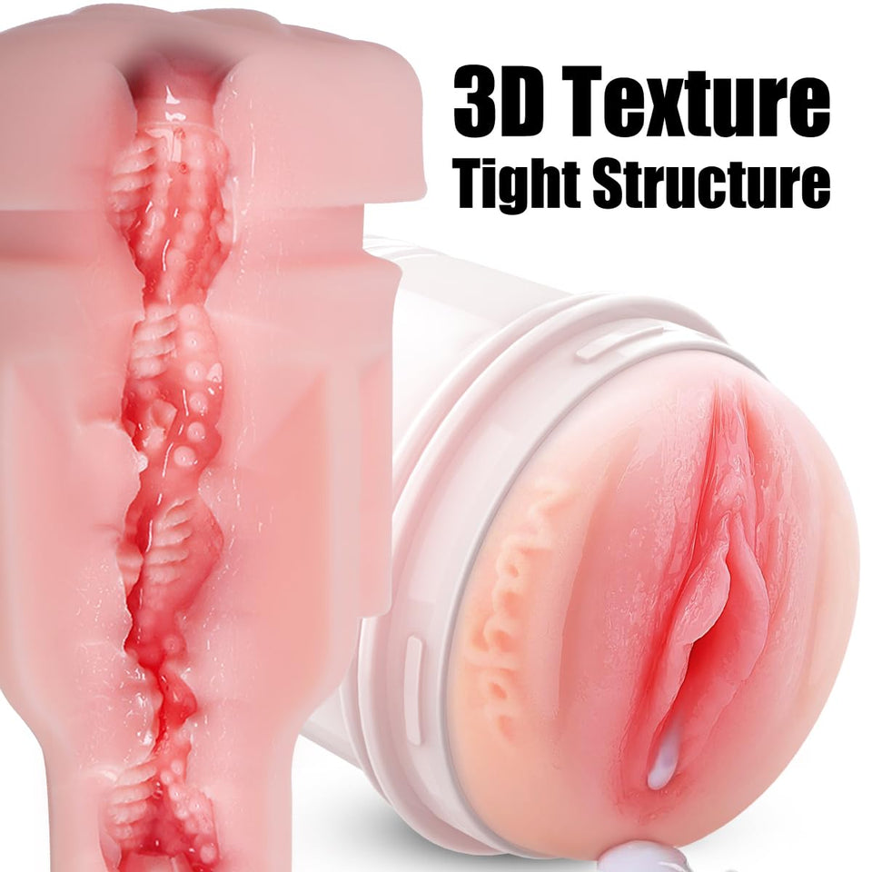 Sex Toys for Men Male Masturbators, Male Adult Toys Penis Training Masturbator Pocket Pussy Stroker Realistic Vagina Blowjob Sex