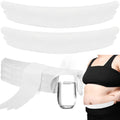 Cuffbow 100 Pcs Disposable Tummy Liners for Sweat Cotton Soft Absorber Pads Plus Size Cotton Under Belly Sweat Liners Belly Pad 