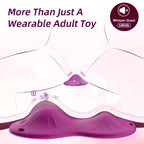 Wearable Panty Vibrators Sex Adult Toys and Games, Rose Women Mini Vibrator with 10 Vibration Modes Vibrating Panties Panty Clit