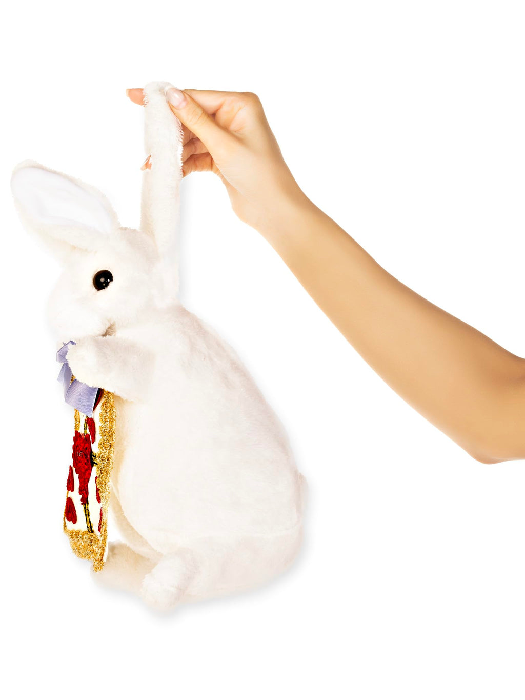 Rabbit Purse O/S White/Gold