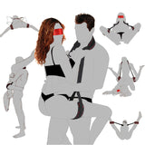 Sex Toys Bondage BDSM Kit, Thigh Sling Adjustable Sex Straps, Sex Bondage Legs Restraints, Bed Restraints Set with Thigh Restrai