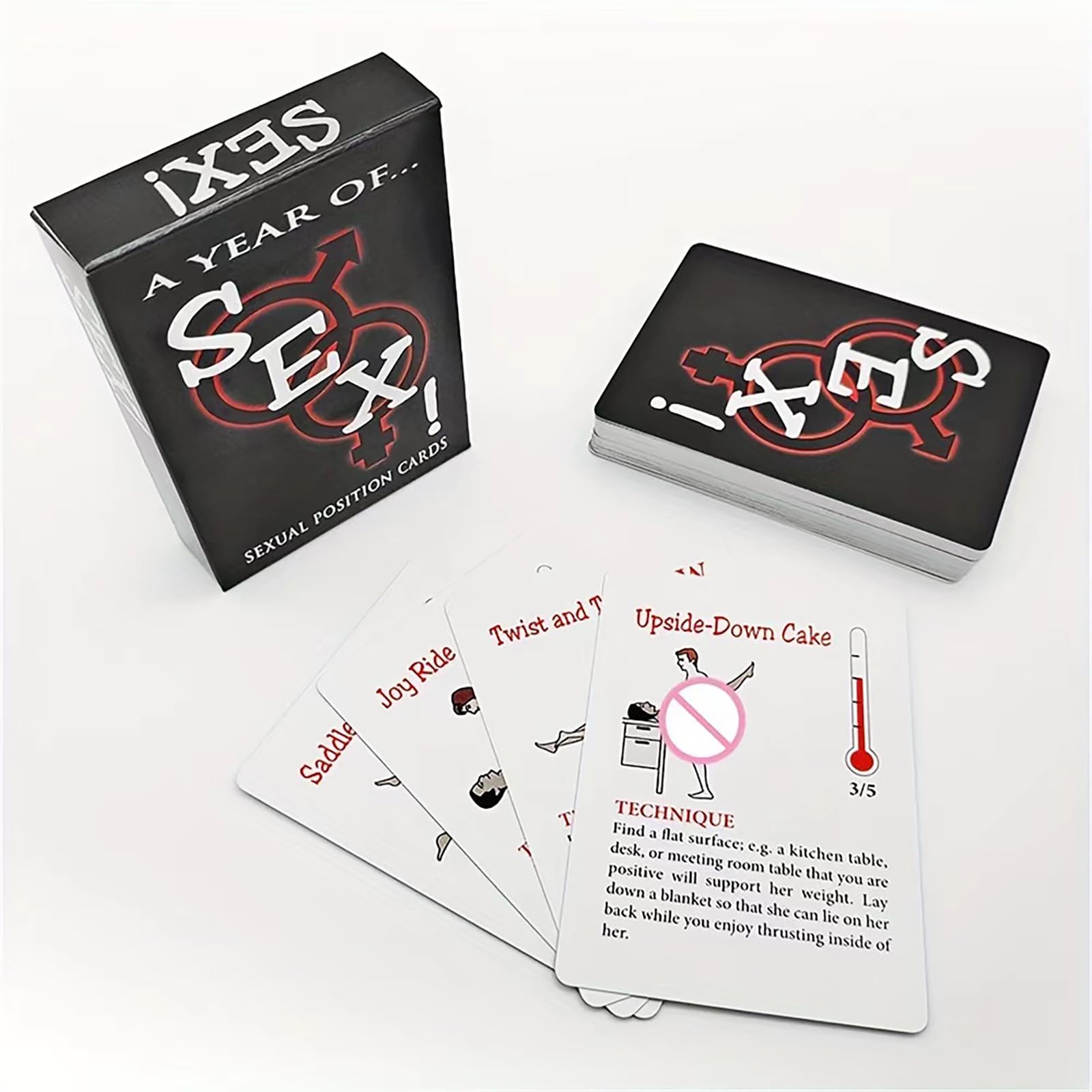 Adult Sex Game Position Cards,Have Fun for Married and Couple All Date Night,Sex Game Position Cards with Pictures