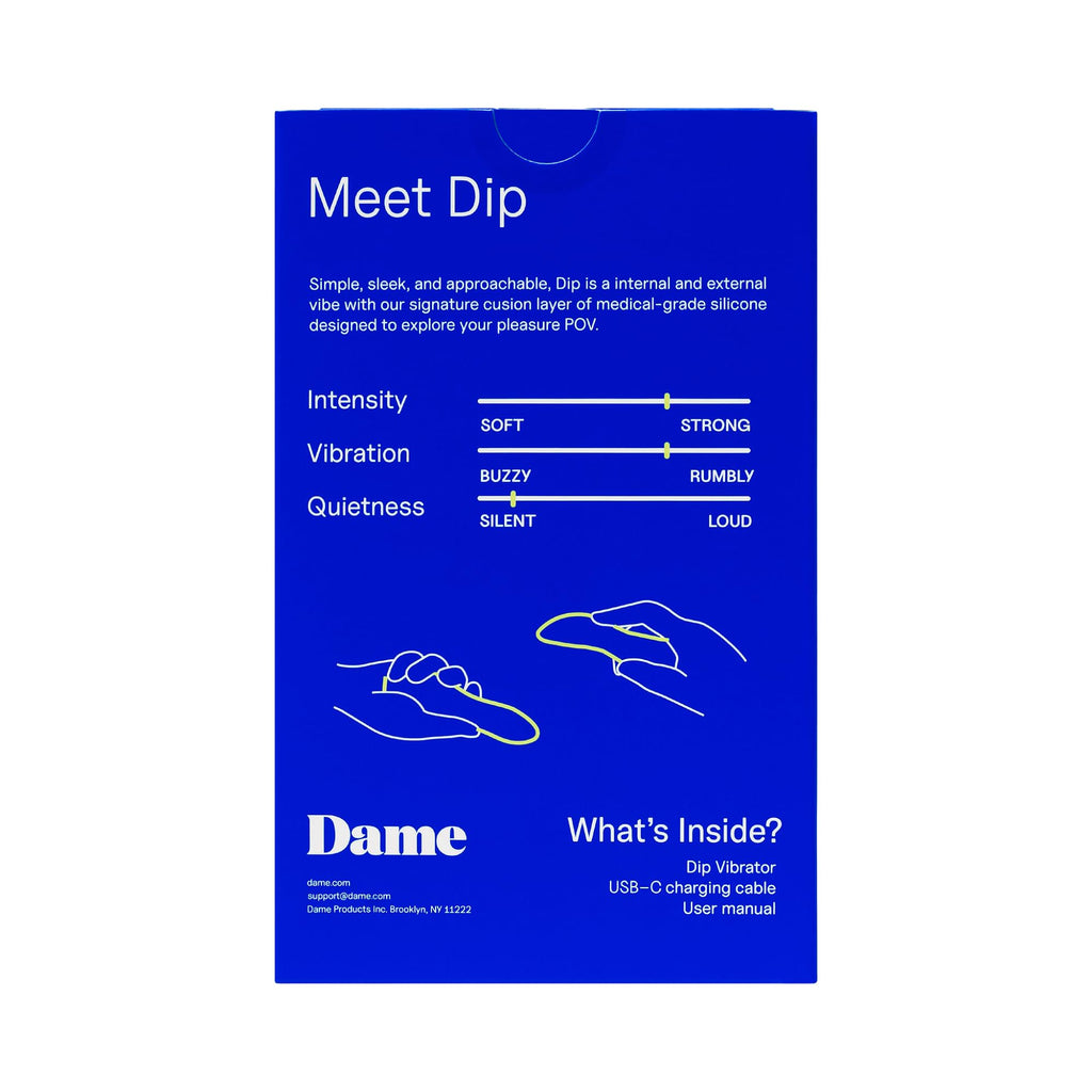 Dame Dip 2.0 Classic Vibrator Plum