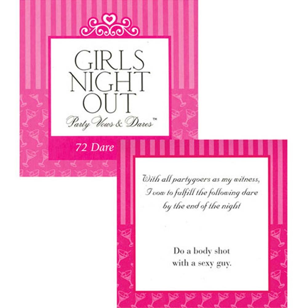 Little Genie Girls Night Out Party Vows And Dare Cards