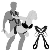 Adult Sex Toys BDSM Bondage Love Slings for Couples, Sex Swing Set with Adjustable Straps, Soft Plush Padding Mat, Sex Restraint