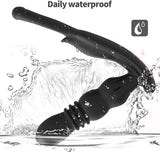 Thrusting Anal Vibrators with C-Ring Male Prostate Massager Adult Toy 10 Vibrating Modes Remote Control Anal Beads Butt Plug Dil
