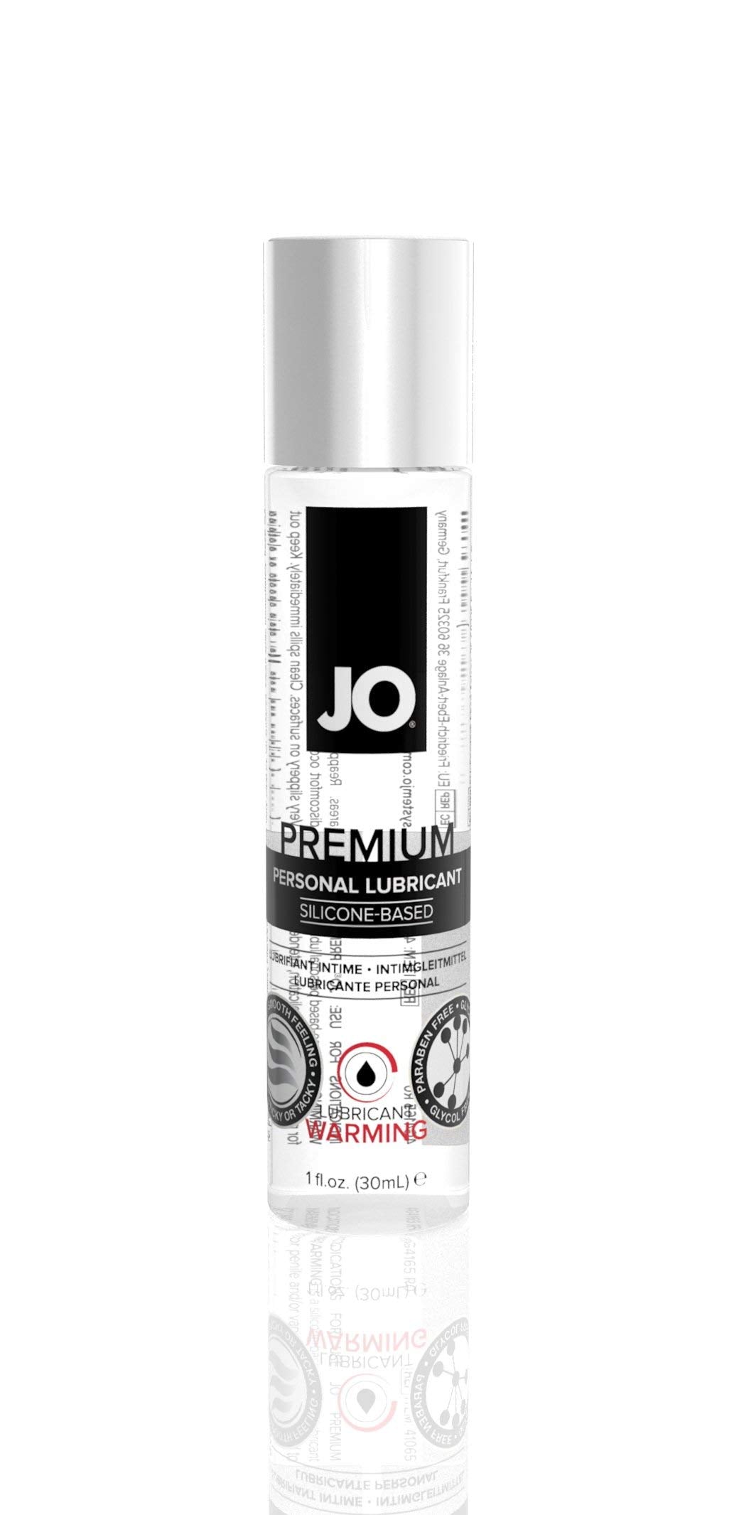 JO Premium Silicone Lubricant - Warming (1 oz)