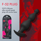 Forto F-52: Cone Beads Black