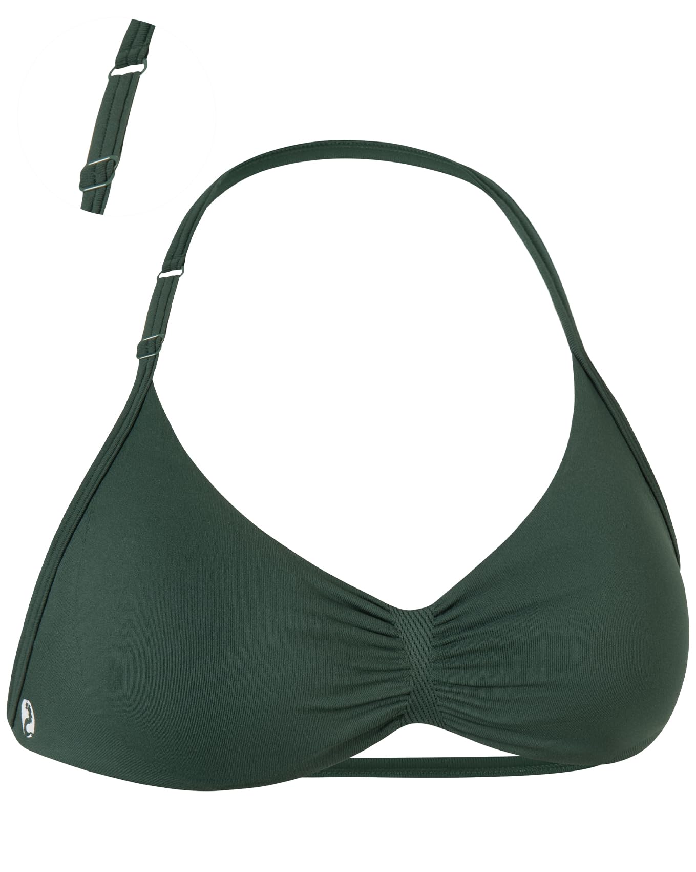 AUROLA Influence Adjustable Strappy Sports Bras for Women,Low Support Seamless Backless Padded Straps Impact Yoga Gym Bra,Eden G